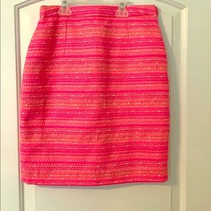 Lilly Pulitzer Boucle Tweed Pencil Skirt